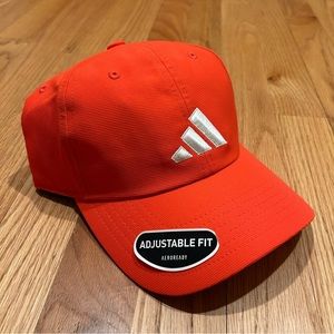 ADIDAS Golf Relaxed 2 Strapback Cap Hat Bright Red White Adjustable Fit NEW